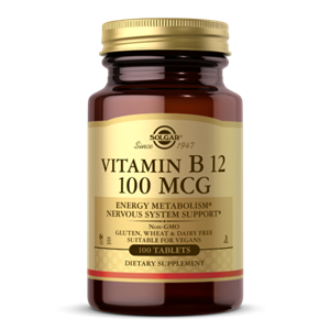 قرص 100 عددی وگان B12 سولگار