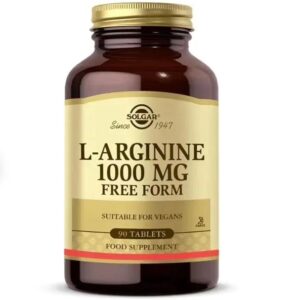 قرص L-ARGININE وگان 1000 میلیگرم 90عددی سولگار