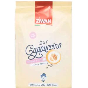 کاپوچینو وگان و بدون قند 25 عددی زیوان