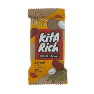 بار خرما قهوه نارگیل 25 گرم کیتاریچ