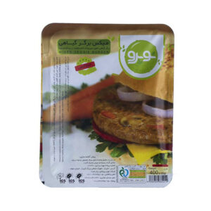برگر گیاهی میکس سبزیجات 400 گرمی نوپرو