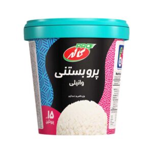 بستنی لیوانی پروتیینی وانیلی کاله