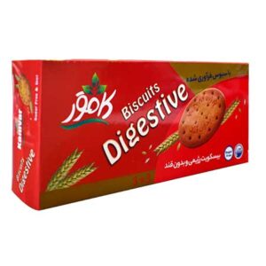 بیسکویت سبوس دار 220 گرم بدون قند کامور