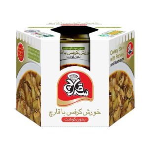 خورشت کرفس با قارچ سه قارچ