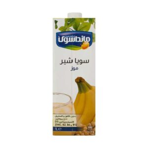 شیر سویا موز 1 لیتری مانداسوی