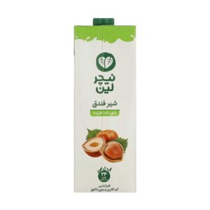 شیر فندق بدون قند1 لیتری نیچرلین