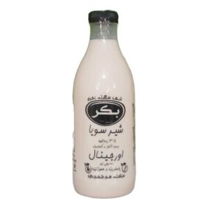 شیر سویا ساده 1 لیتری بکر