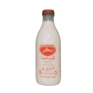 شیر سویا فندق ا لیتری بکر