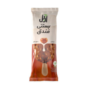 بستنی چوبی فندقی وگان آژیل