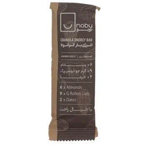 انرژی بار کره بادام درختی 50 گرم نوبو